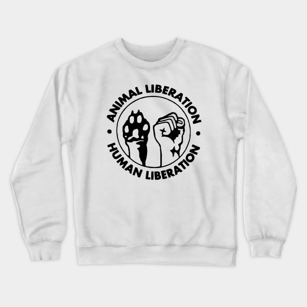 Animal Liberation Crewneck Sweatshirt by Rundown